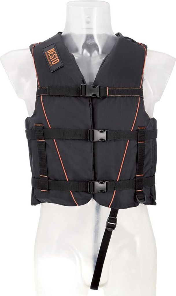 Besto Ski 50n Schwimmweste Schwarz L Schwarz L