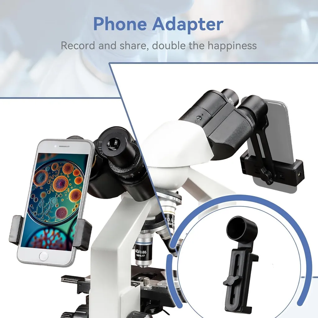 Microscope Svbony SM201 2500X : Vision Nette et Précision pour Labo LED - 5