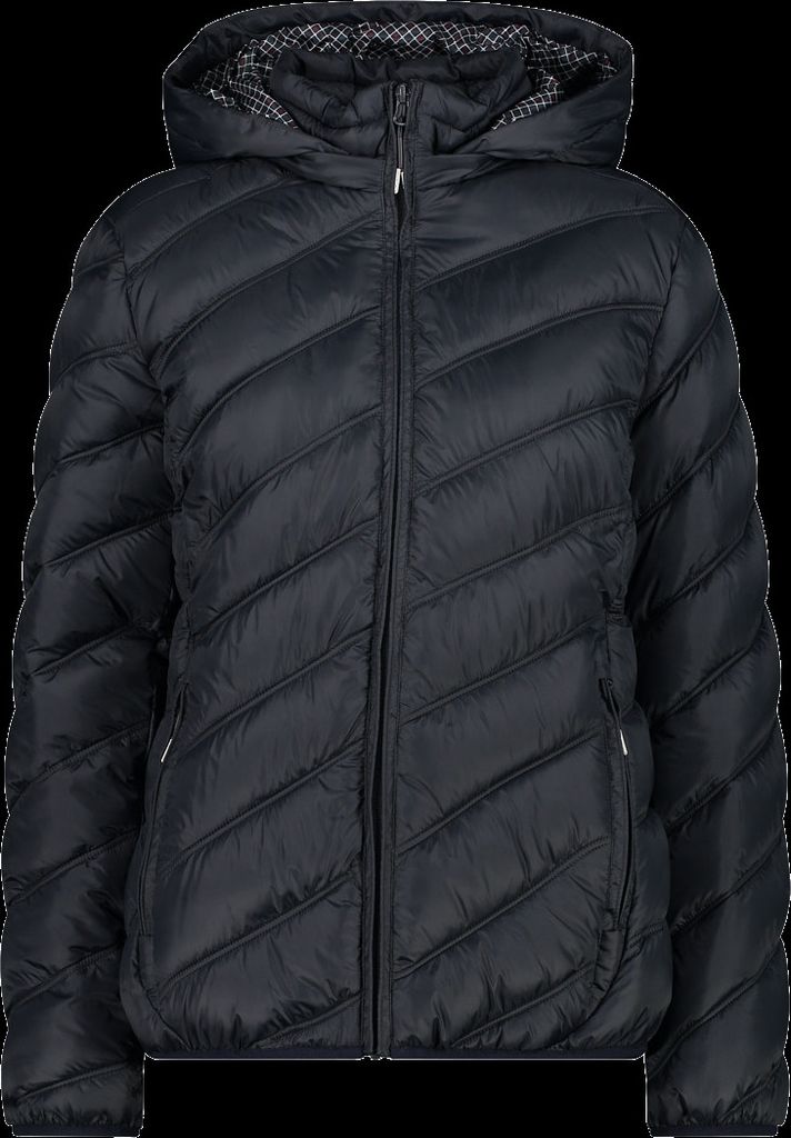 Cmp Woman Jacket Snaps Hood U423 Antracite 40