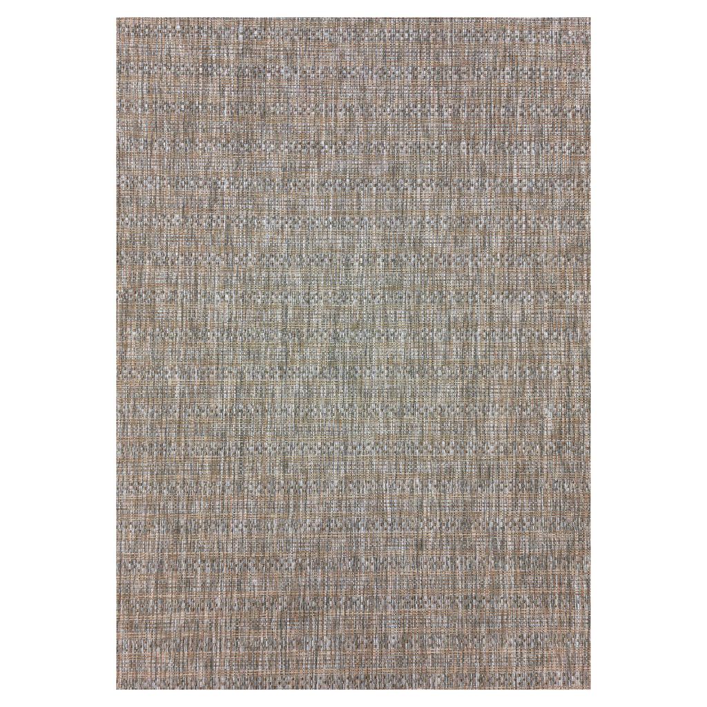 Teppium In & Outdoor Teppich Einfarbig Flachgewebe Wetterfest Balkon Terrasse Wohnzimmer Skandinavisches Boho, Grösse: 120x170 cm