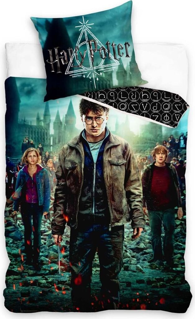Harry Potter - Wende-Bettwäsche-Set, 135x200 & 80x80 Produktbild 1