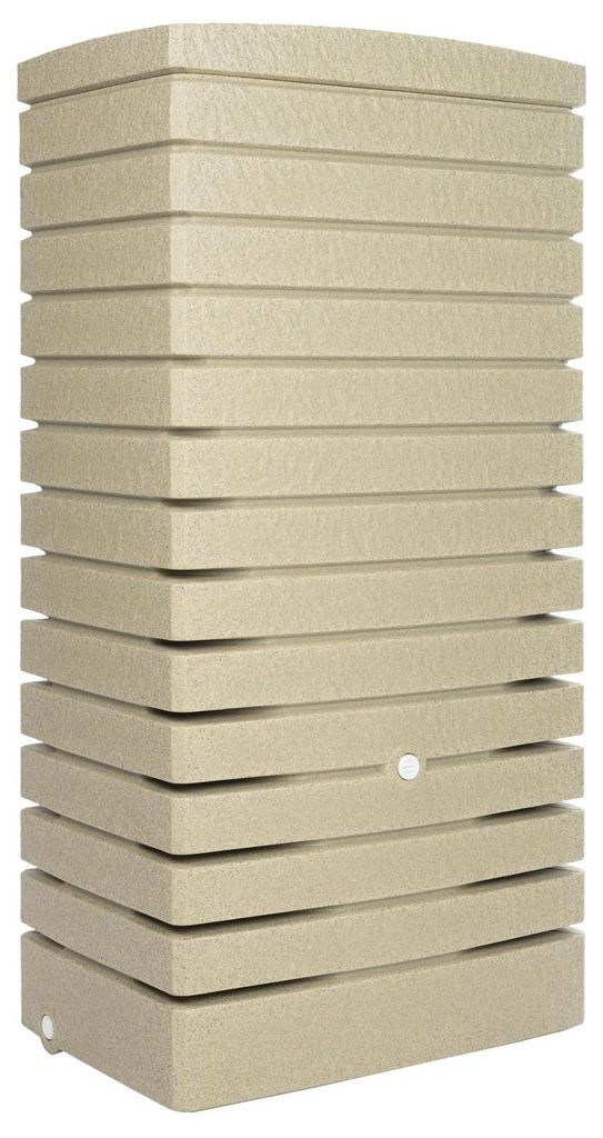 FLORANTIA Regentonne Catania 210 Liter beige sandstein Produktbild 