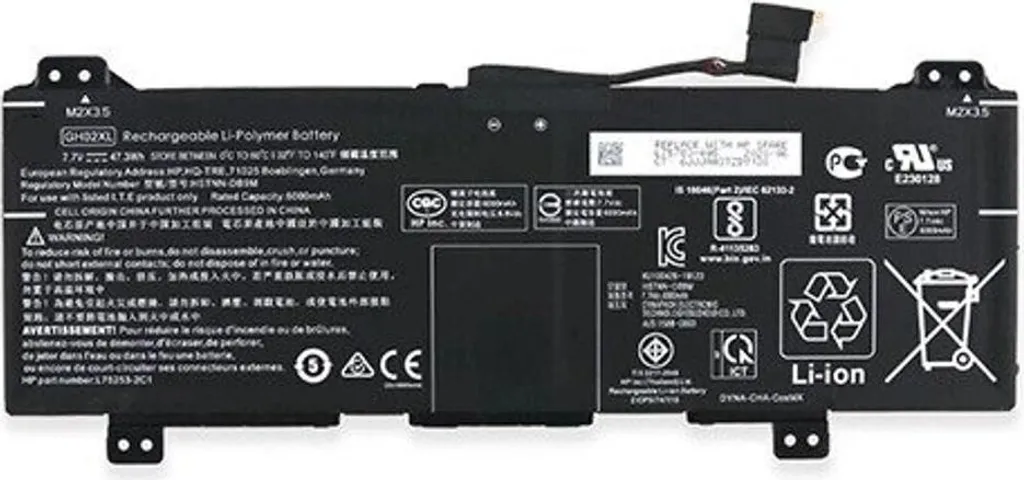 Batterie HP L75783-005 Originale 2 Cellules 47Wh pour PC Portable HP