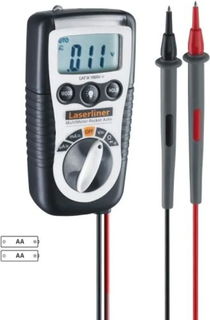 Multimètre universel Multimeter pocket Blanc et Noir format de poche - 7