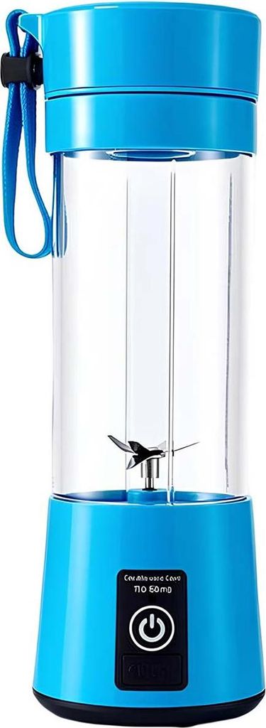 Avizar, Tragbarer Mixer 380ml wiederaufladbar für Smoothies, Blau