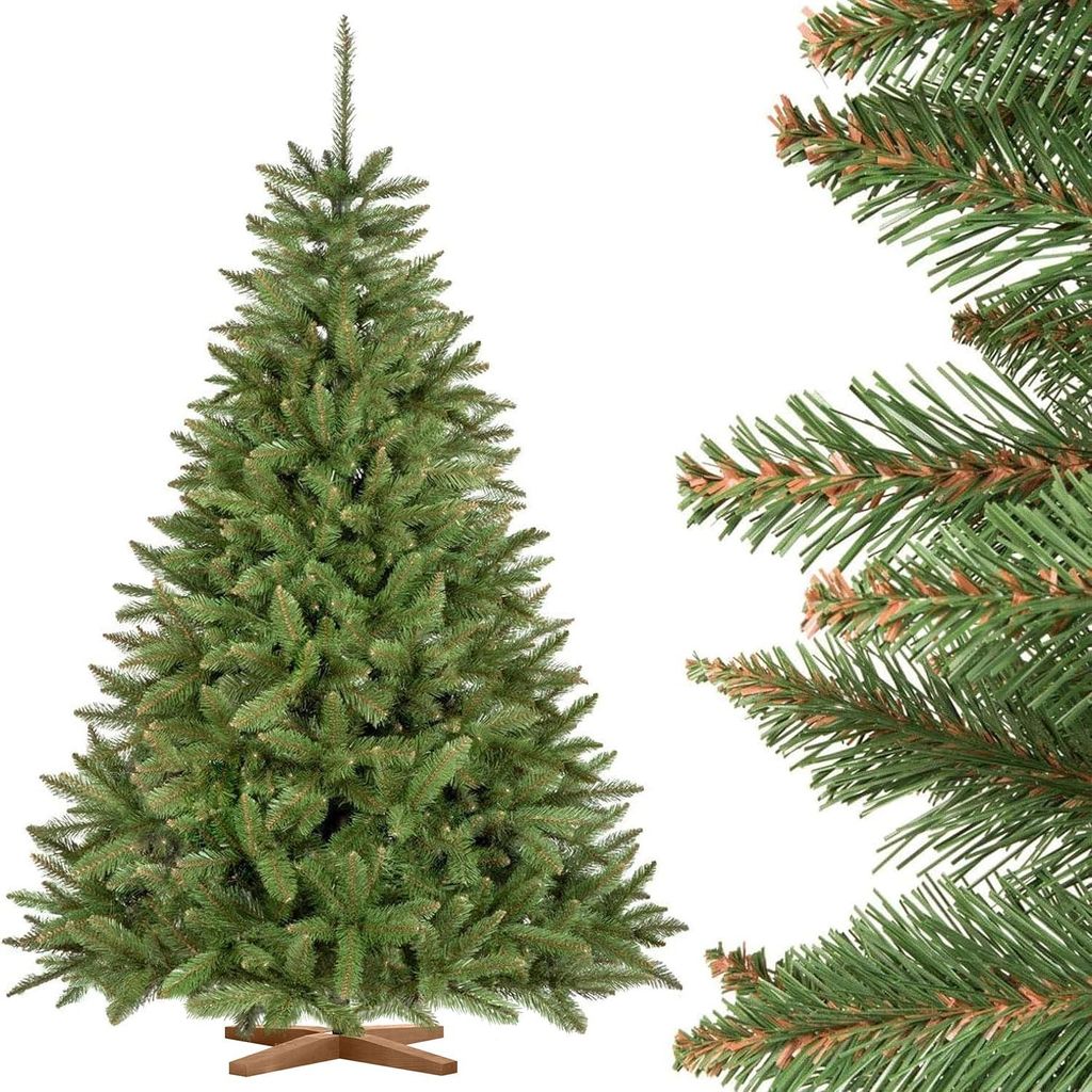 FairyTrees Albero di Natale artificiale 180cm Abete Immagine del prodotto 