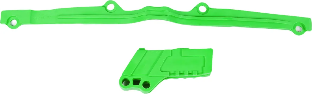 Évitez le déraillement : Guide-chaîne UFO Vert pour Kawasaki KX 125
