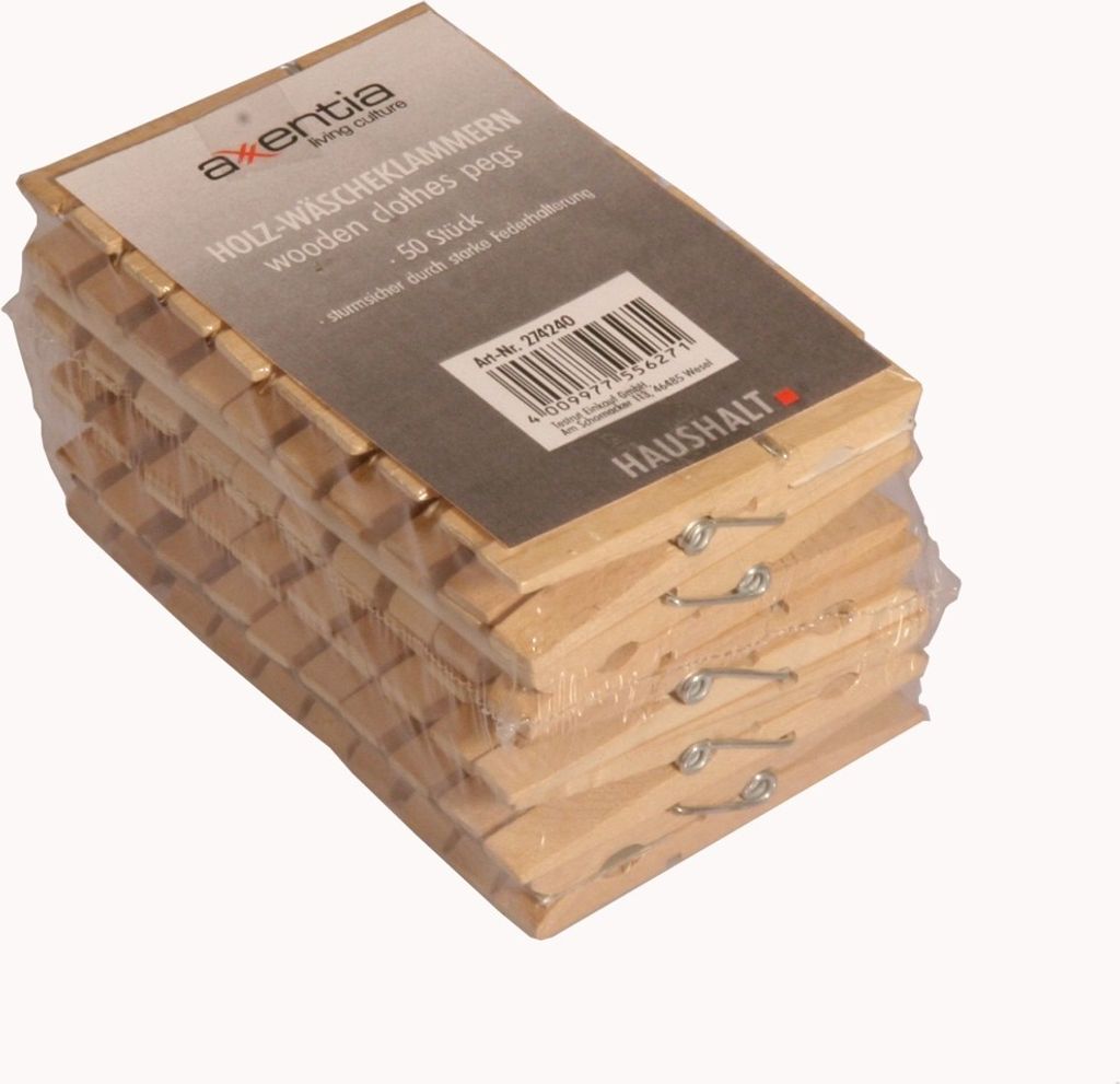 Wäscheklammern Holz 50 Stück