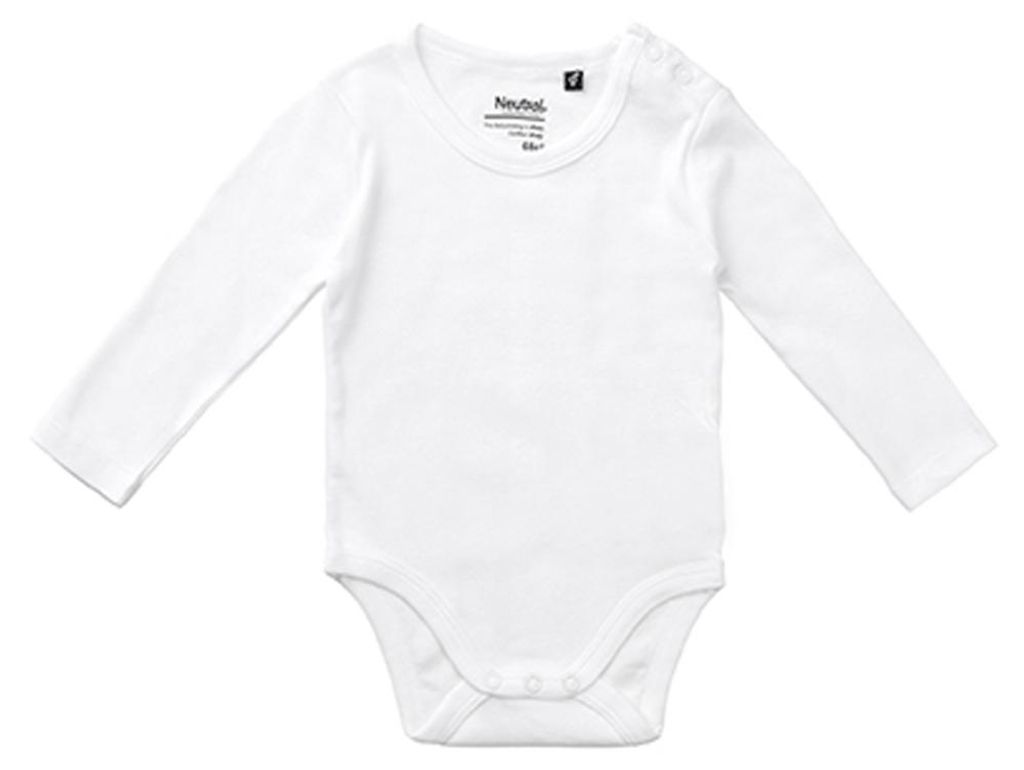 Neutral - Strampelanzug für Baby, Langärmlig LT5917 (62) (Weiß)