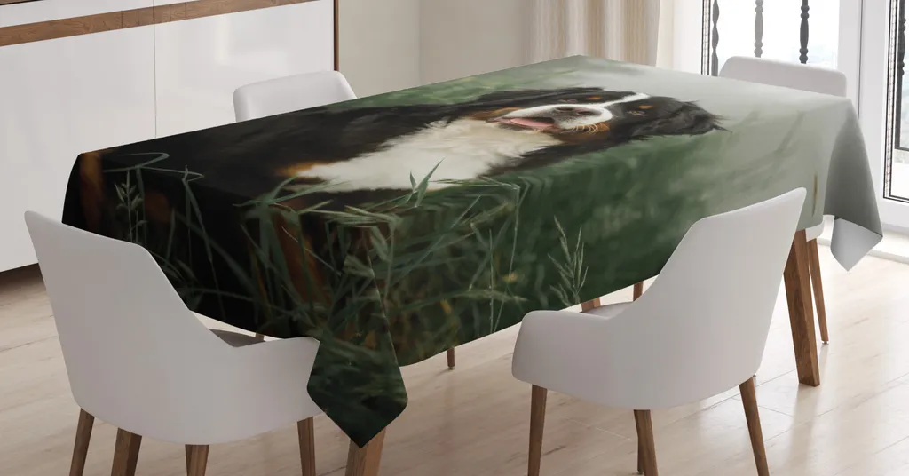 Tovaglia Bovaro del Bernese ABAKUHAUS 140x200 - Antimacchia Lavabile