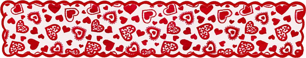 Herzmuster Tisch Runner Placemat Hochzeitsfeier Valentinstag Geschenk Home Schreibtischtuch-1