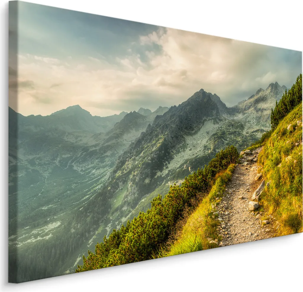 Quadro Moderno Montagne 120x80 XXL - Stampa su Tela Canvas Alta Qualità