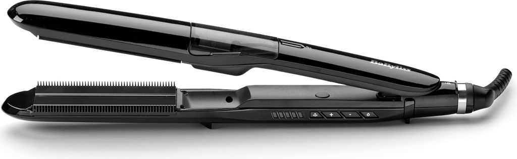 BaByliss® STEAM STRAIGHT Glätteisen schwarz 40 W Produktbild 