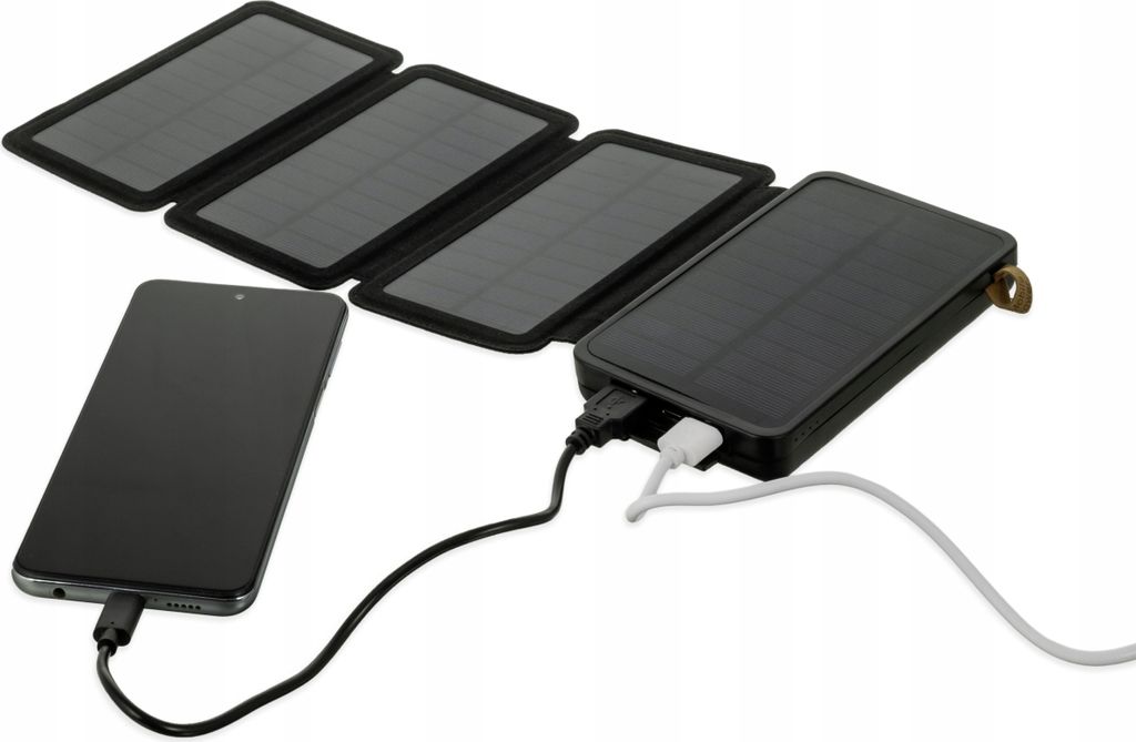 Solární Powerbank 25000Mah 2X Usb Taschenlampe Ipx7 Led Sos Obrázek produktu 3