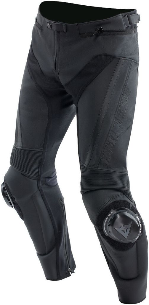Dainese Delta 4 Motorrad Lederhose, schwarz, Short 30