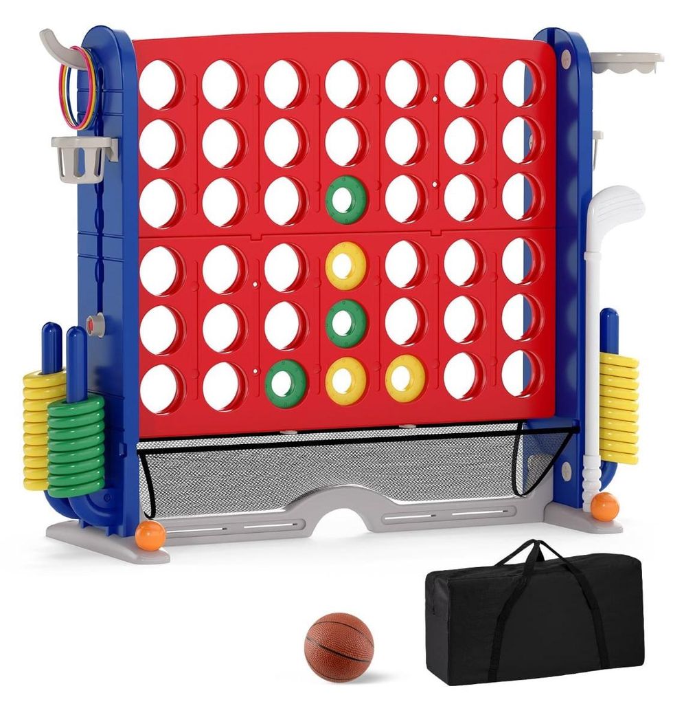 4-in-1 Riesen-Verbindungsspielset mit Basketball, Produktbild 