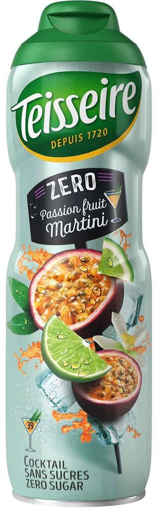 Jarabe para bebidas Teisseire, sabor Martini de Maracuyá, Imagen del producto 