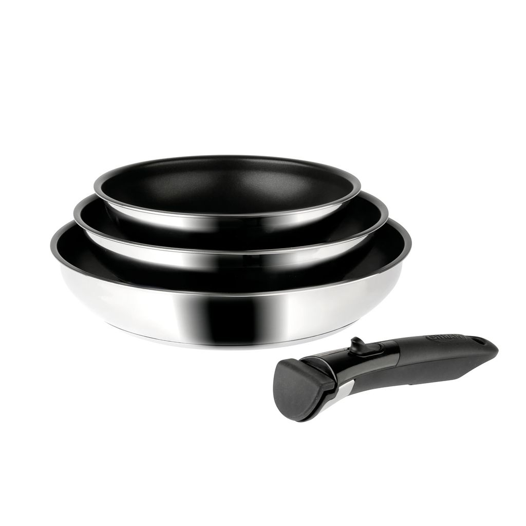 4-teiliges Edelstahl-Kochgeschirrset SITRAM Ø 20-24-28 cm H Produktbild 