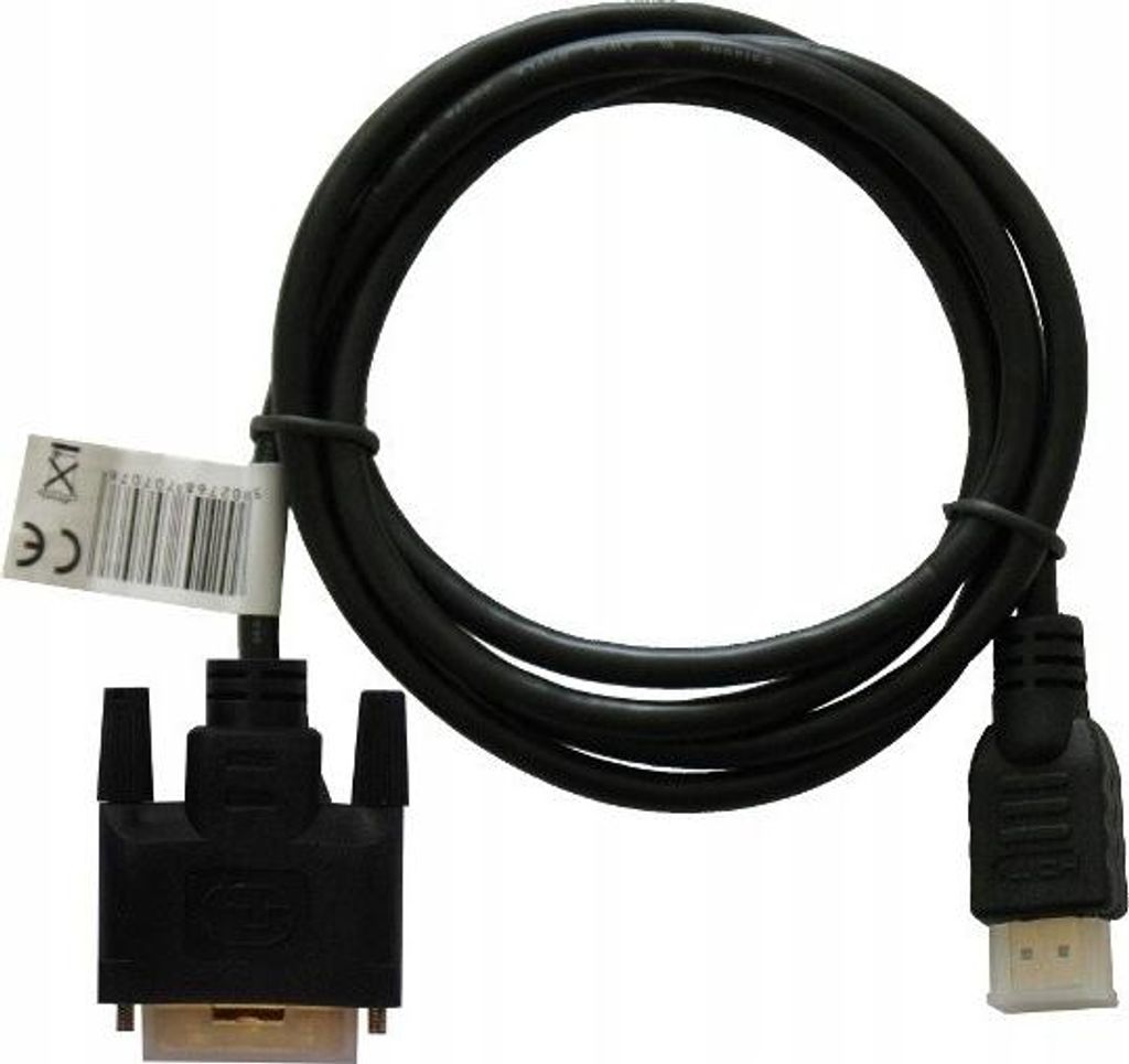 Savio CL-139 video cable adapter 1.8 m DVI-A HDMI Type A (Standard) Black