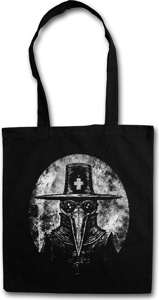 Urban Backwoods Plague Doctor I, Stofftasche, Farbe: Schwarz