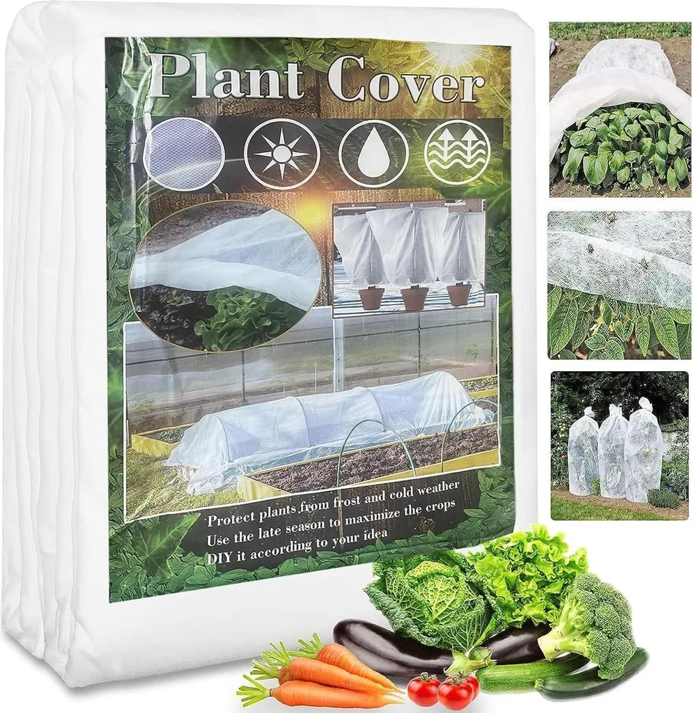 Toile de protection hivernale 40g/m² non-tissé traité contre les UV