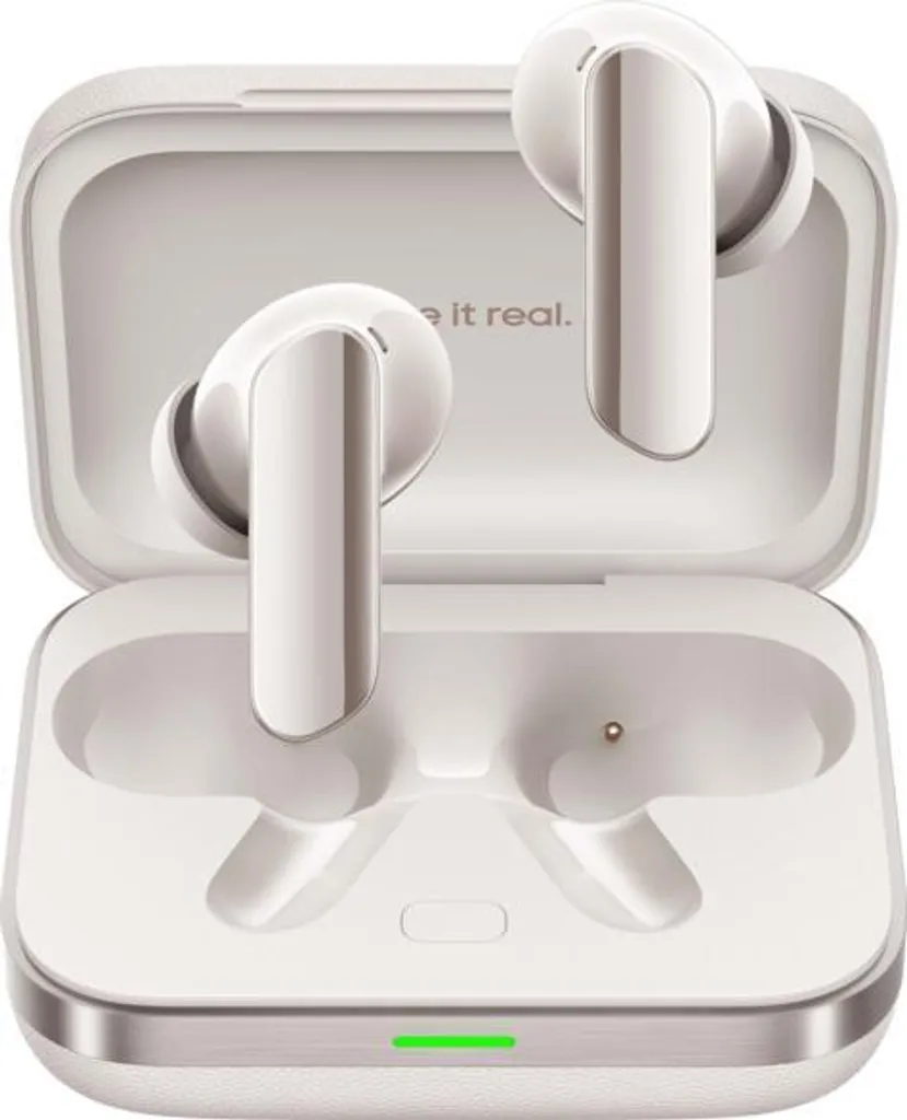 Écouteurs Bluetooth Realme Buds Air7 Pro beige : confort et son premium