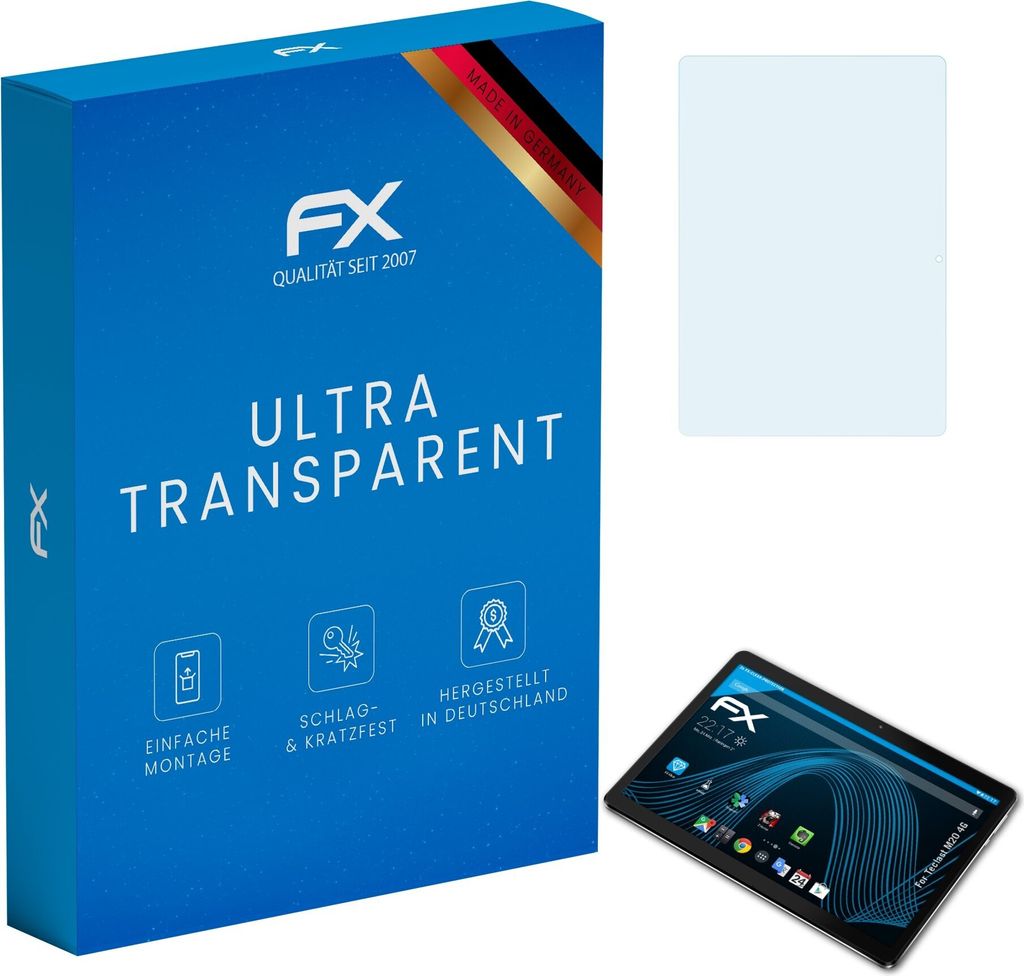 atFoliX FX-Clear 2x Schutzfolie kompatibel mit Teclast M20 4G Displayschutzfolie
