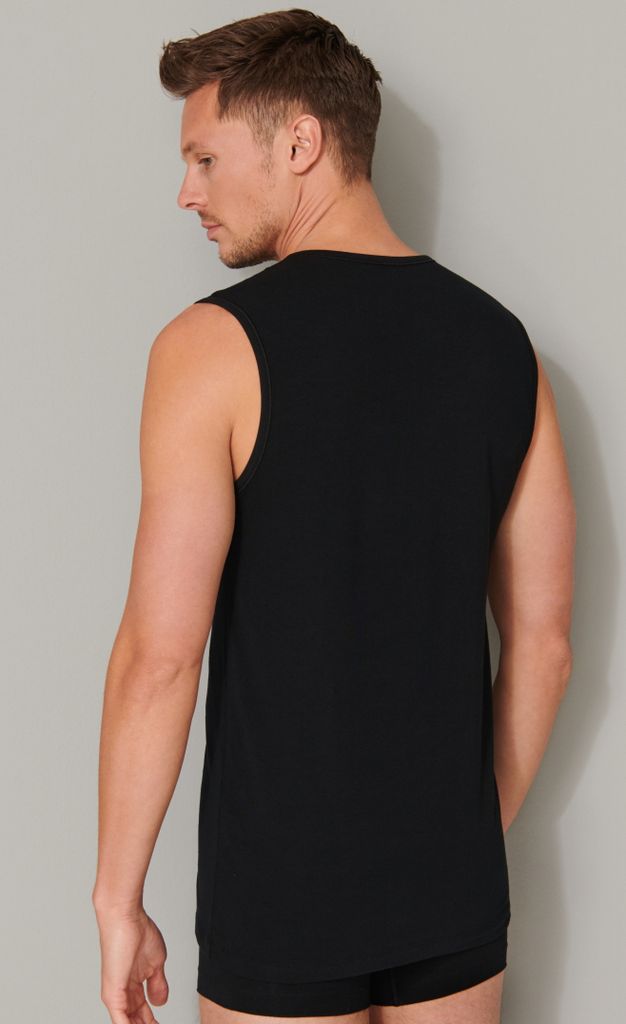 Schiesser Herren 2 er Pack Tank Top Gr. 7 weiss