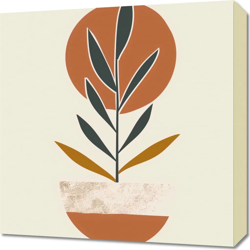 Quadro Astratto 50x50 Simmetria Limitata | Wall Art Moderna Geometrica