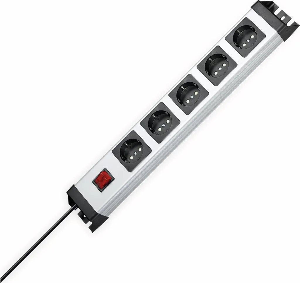 Multiprise 5 Prises Kopp Powerversal avec Interrupteur Haute Qualité