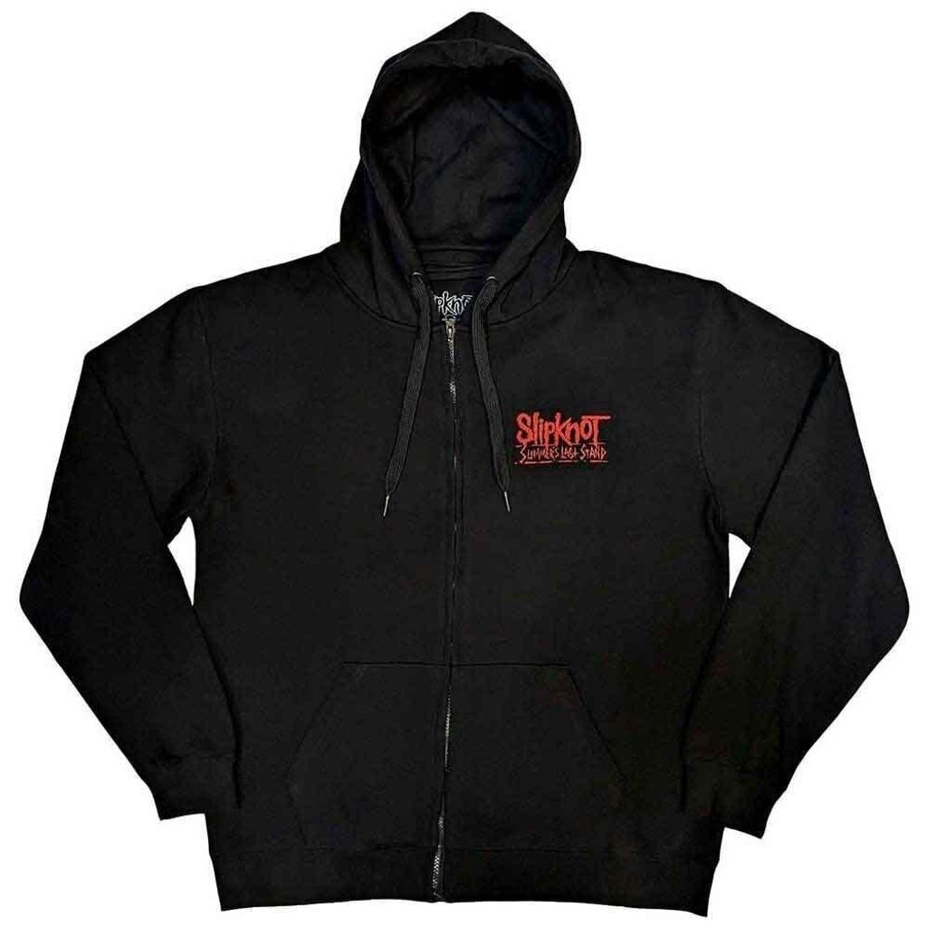 Slipknot 9-Point Flag (Back Print) Black L Hoodie