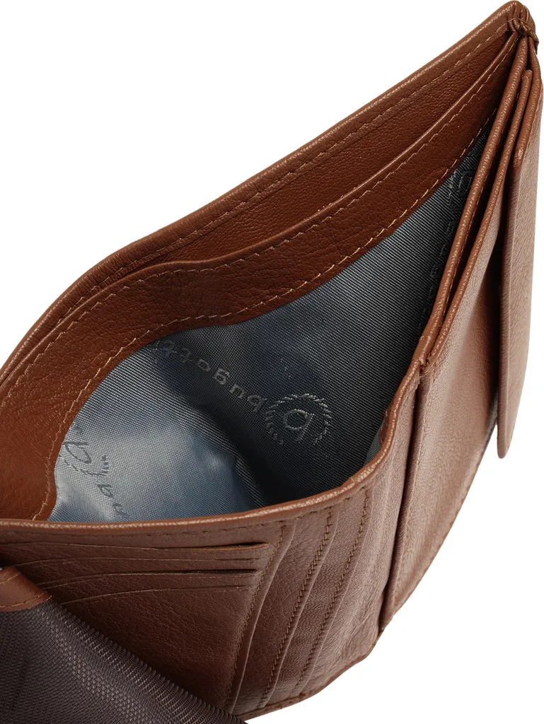 Porte-monnaie Banda Bugatti 021456 Cuir Cognac au Design Minimaliste - 14