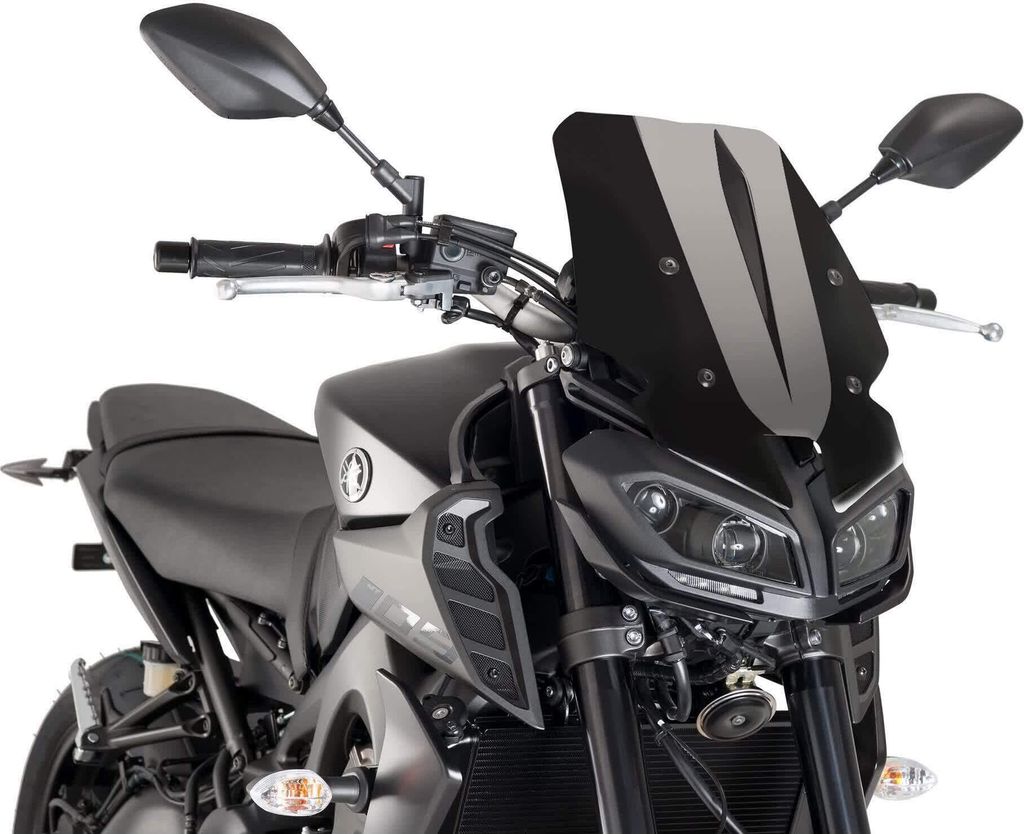 PUIG 9377N New Generation Touring passend fuer YAMAHA MT-09 Schwarz