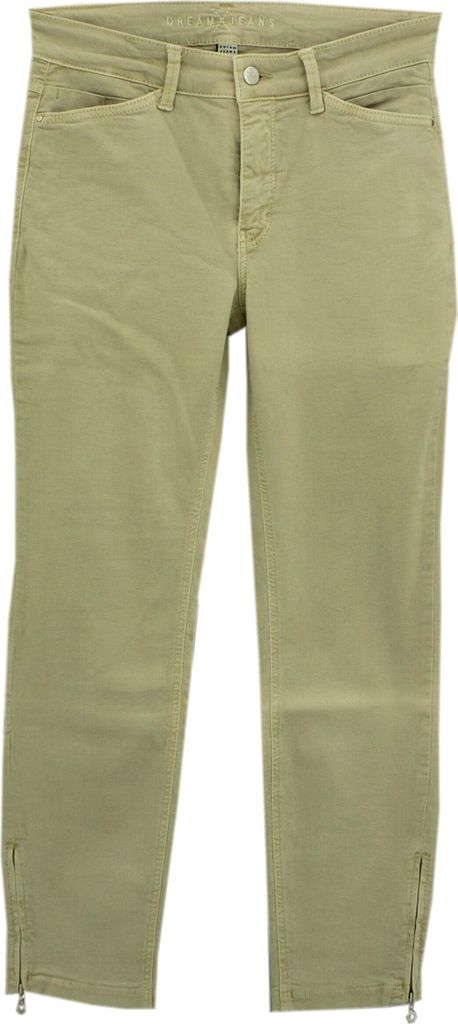 28076 Mac Jeans, Dream Chic 7/8, 7/8 Damen Jeans Hose, Superstretch Denim, beige, D 44 W 34 L 27