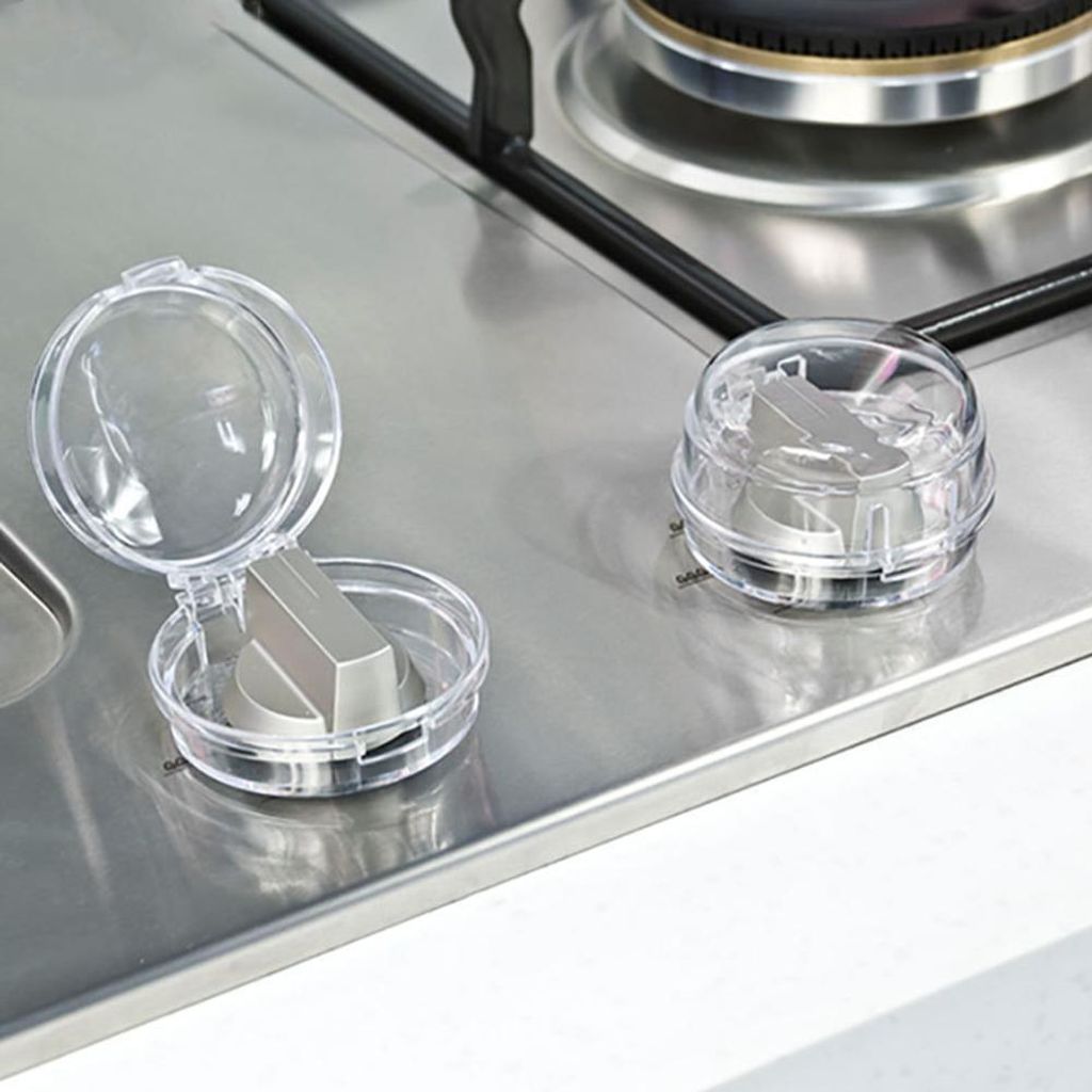 6 kusů průhledných bezpečnostních krytů na knoflíky Obrázek produktu 