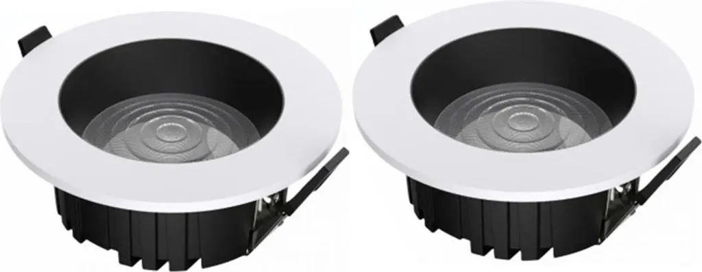 Spot LED Encastrable 15W Évite les Couleurs Ternes IRC Élevé x2