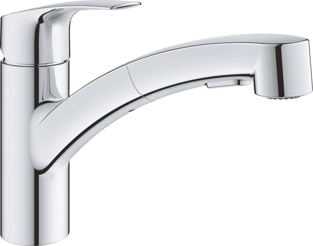 GROHE Eurosmart, Ziehen, Chrom, Hebelgriffe, Einzelbild, Produktbild 