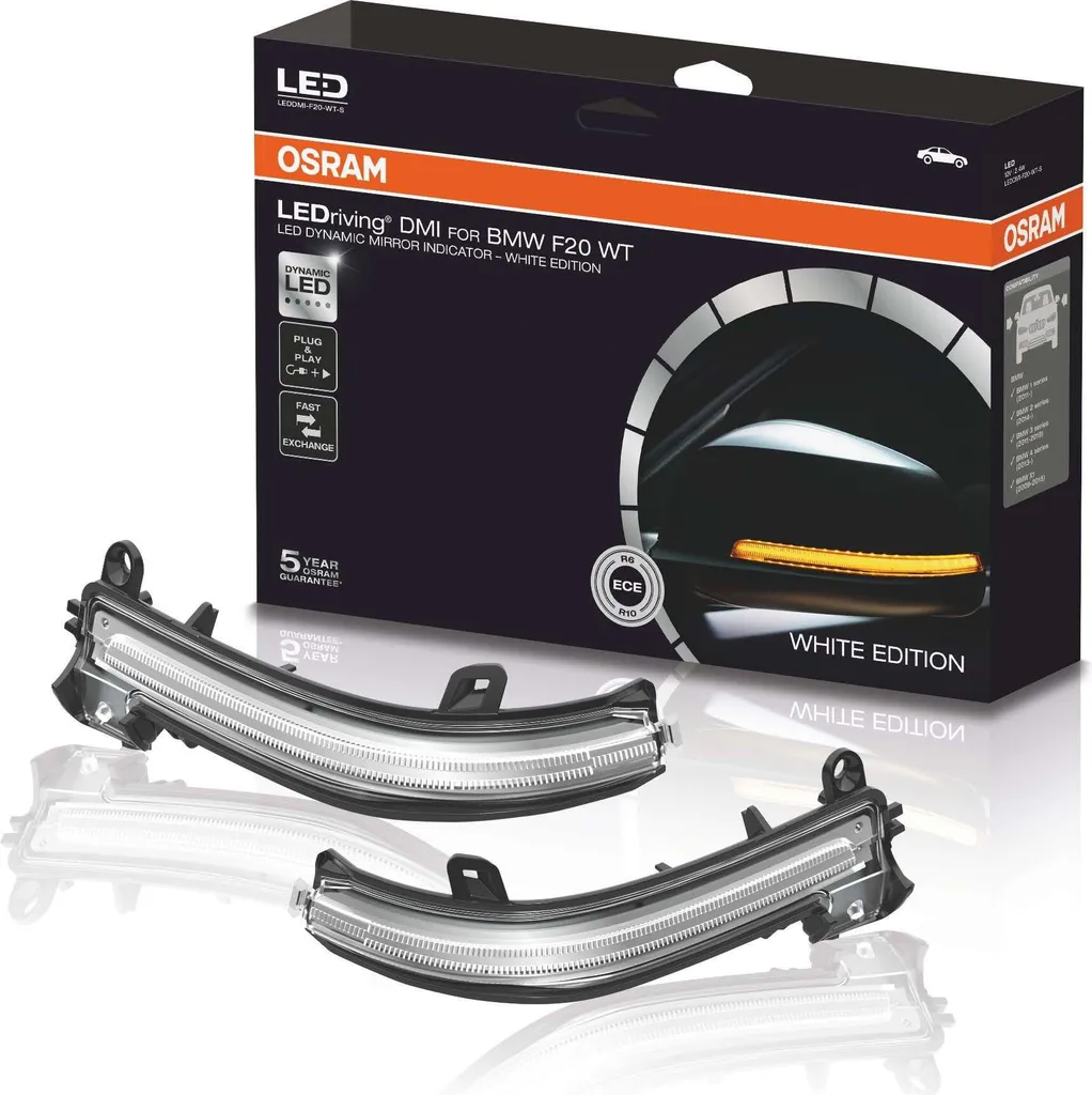BMW Indicatori Direzione Dinamici LED OSRAM White Edition - Look Moderno