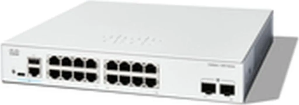 Cisco Catalyst C1300-16T-2G Switch Smart Manageable 16 Ports Gigabit