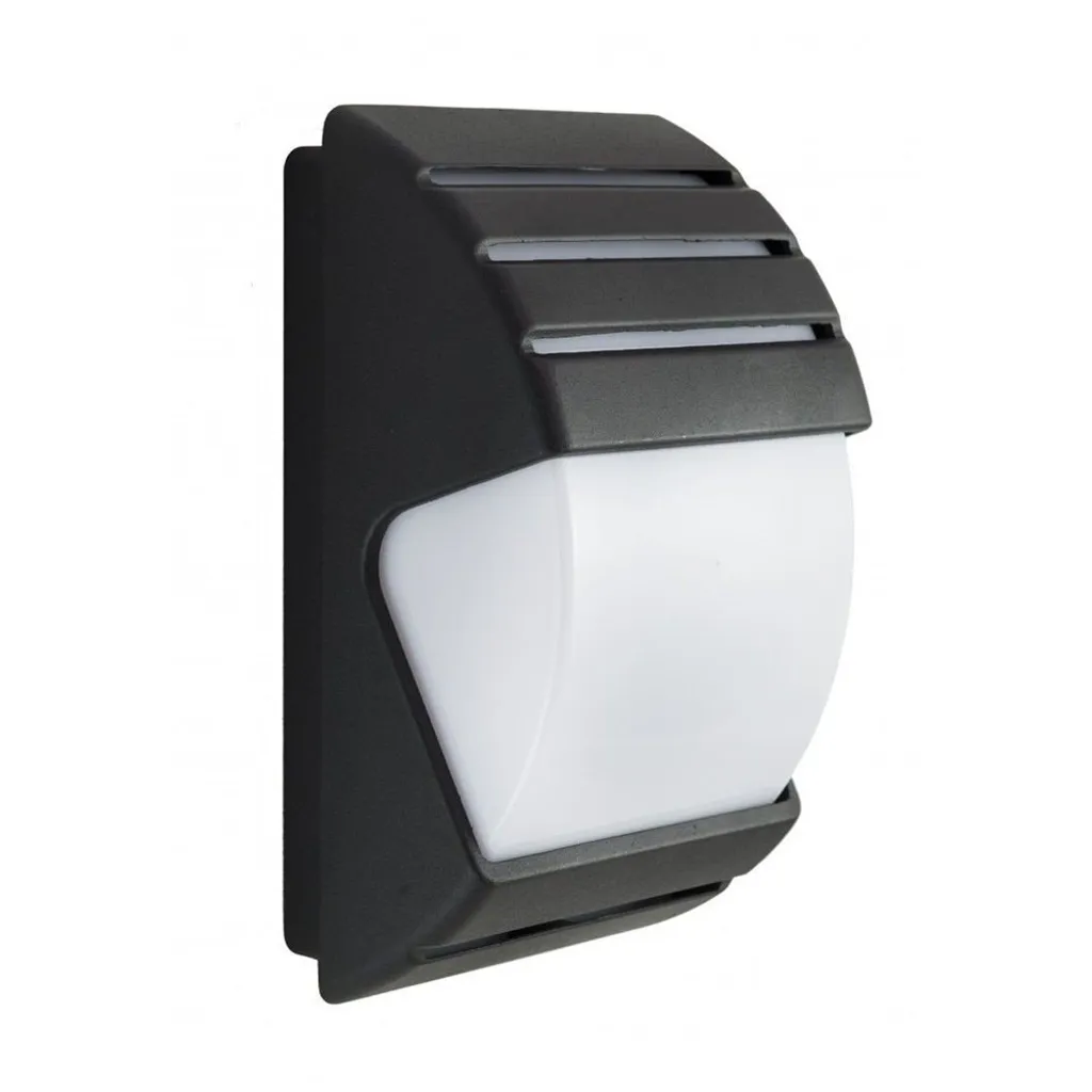 Applique murale pour jardin et entrée IP54 noire 30x18cm culot E27
