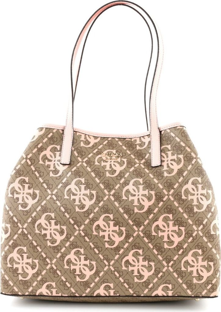 GUESS Damen Shopper Vikky Latte Logo/Pale Rose Produktbild 