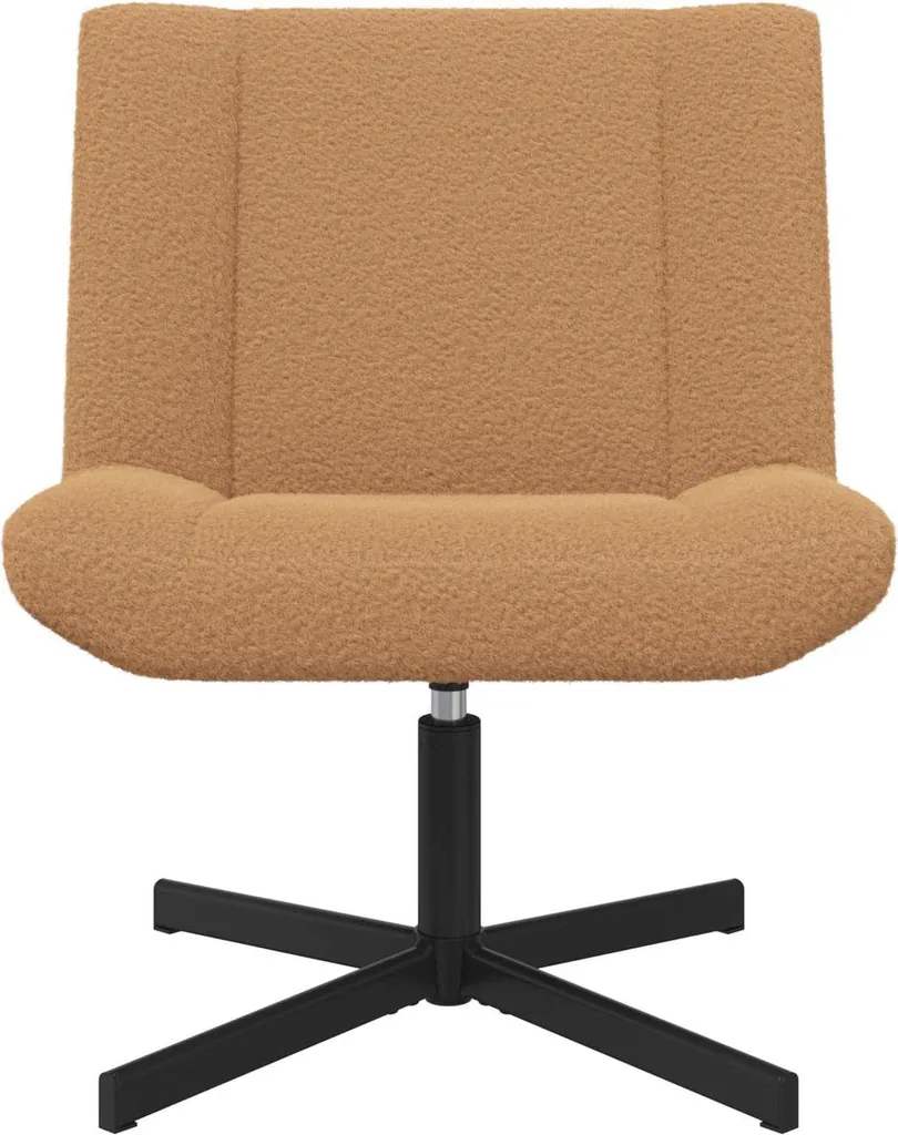 Scheda Tecnica: vidaXL Sedia Girevole Pelle di Pecora Beige 63x75x76