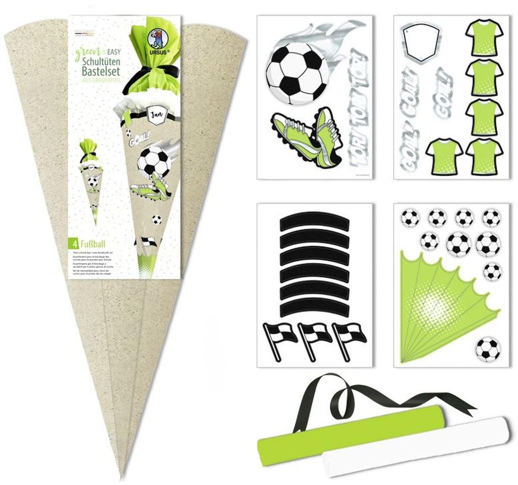 Školský kužeľ Remeselná sada Easy Line 68cm Futbal Obrázok produktu 