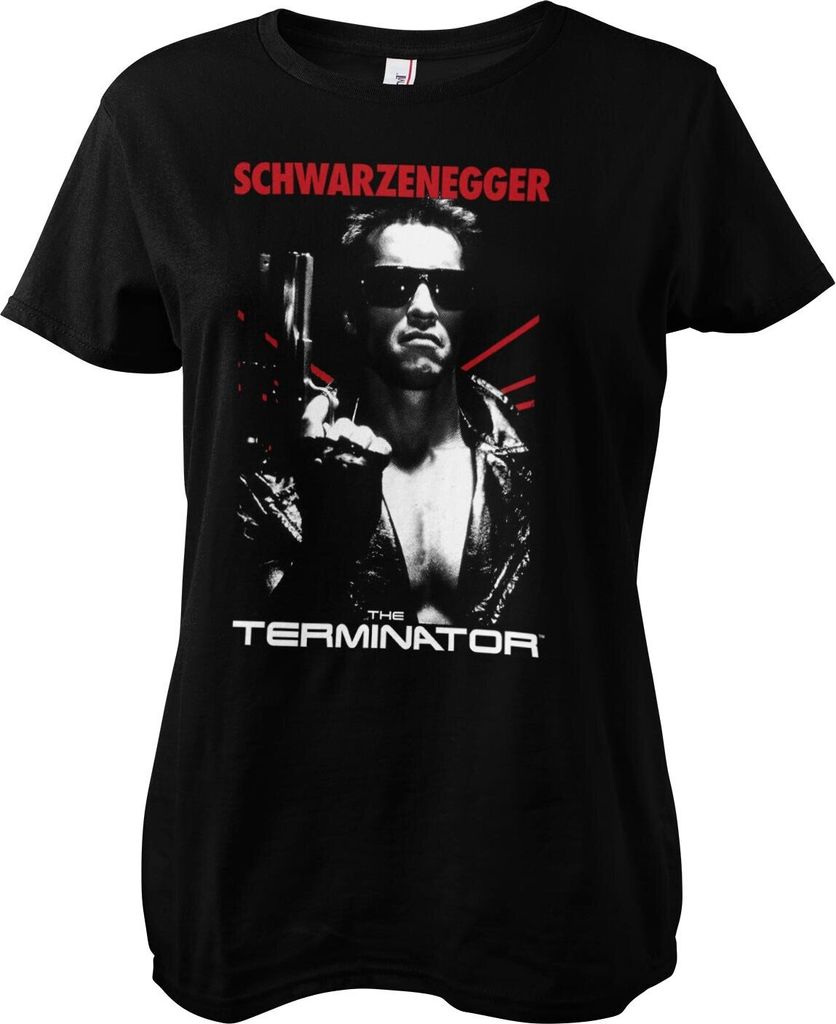 The Terminator Poster Girly Tee - Medium - Black