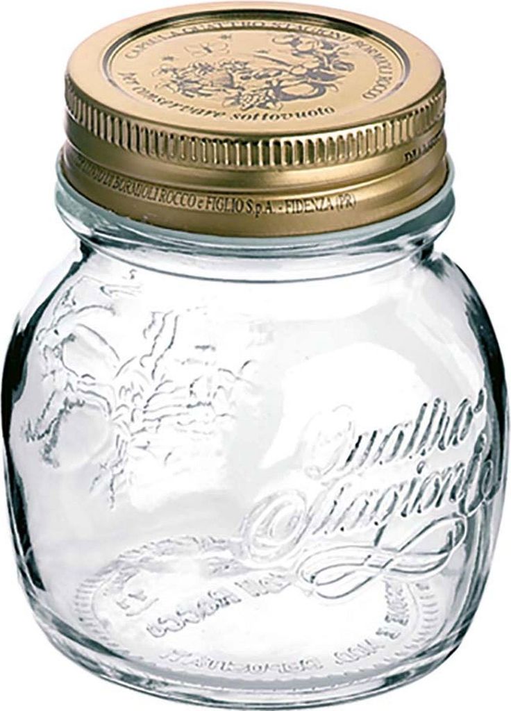 Quattro Stagioni Einmachglas 15cl mit Deckel - 12 Stück