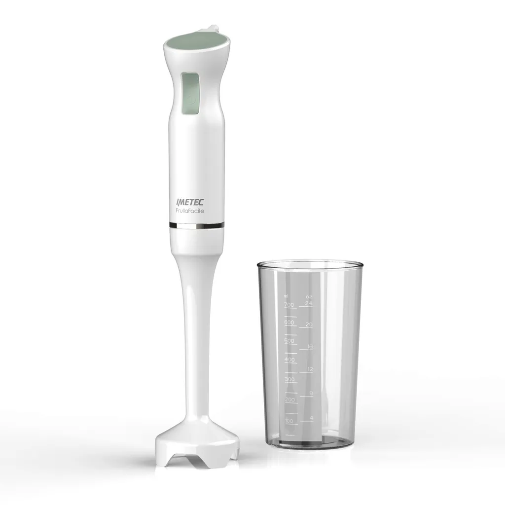 Imetec 7500 Mixeur Plongeant 800W 0,7L pour Purée Onctueuse Vert Blanc