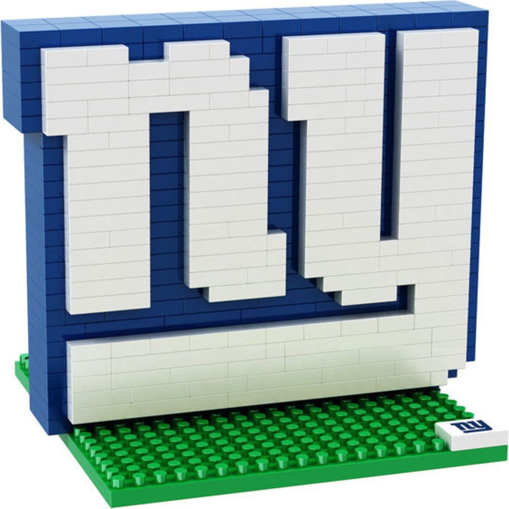 NFL New York Giants 3D BRXLZ Puzzle Logo Set Football Produktbild 