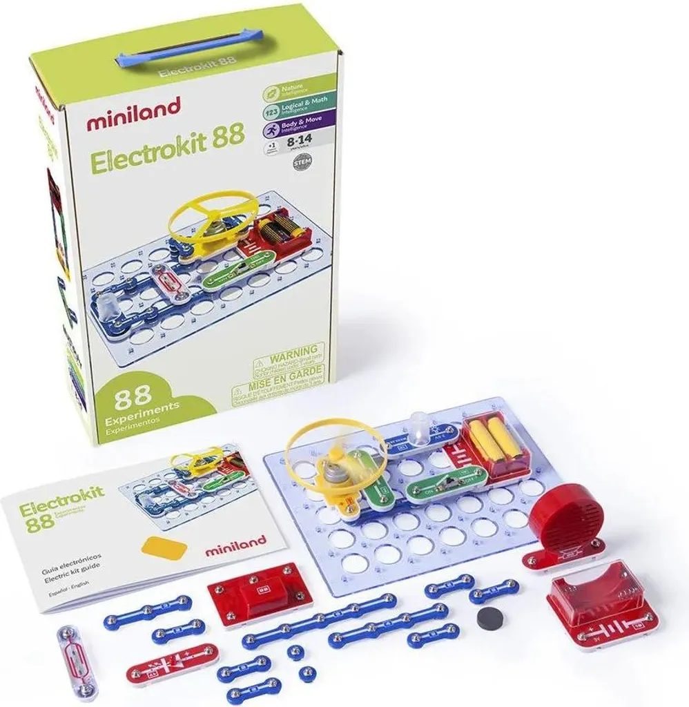 Kit de sciences Miniland Electrokit pour comprendre l'électricité facilement - 5