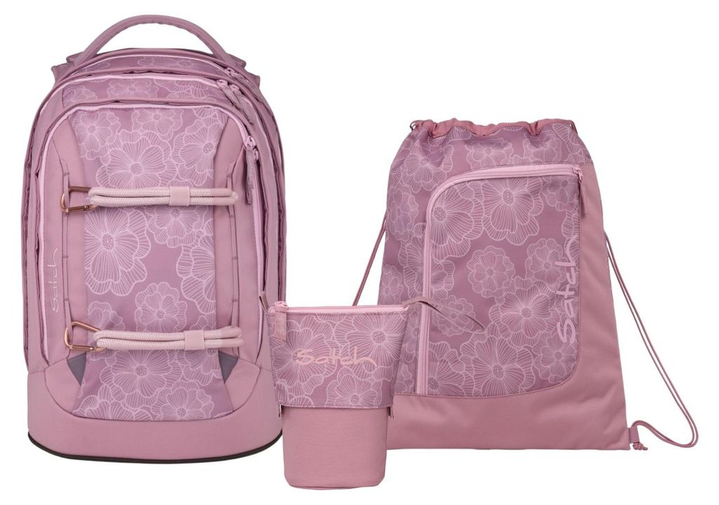 Satch, Schulrucksack-Set PACK Magnolia Dream 3-teilig, ab Produktbild 
