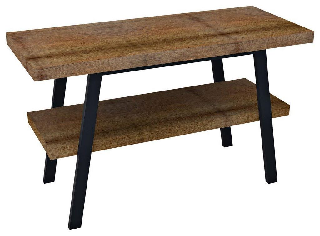Sapho TWIGA Waschtisch 130x72x50 cm, schwarz matt/Old wood